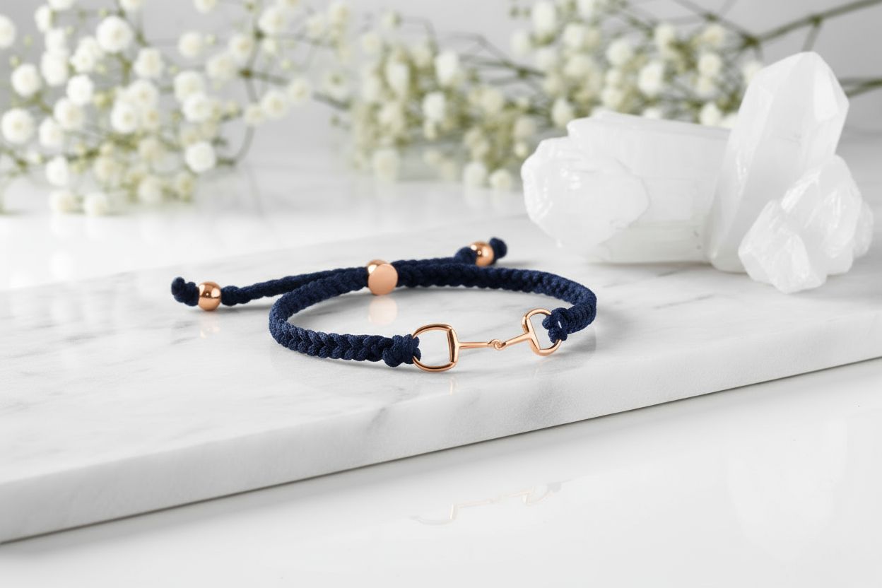 Friendship Bracelet - Lexi Snaffle - 18ct Rose Gold Vermeil