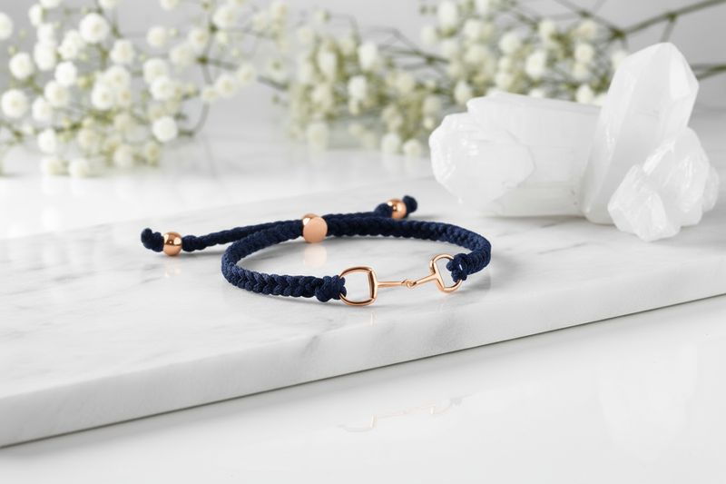 Friendship Bracelet - Lexi Snaffle - 18ct Rose Gold Vermeil