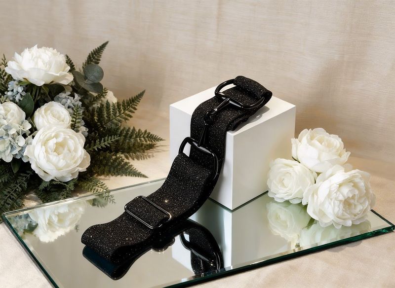 Snaffle Belt Juno - Metallic Black