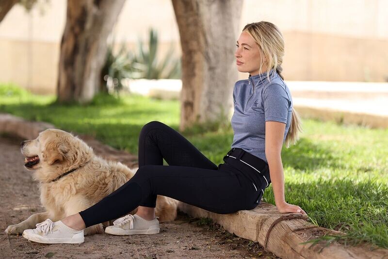 Ladies Equestrian Breeches Navy