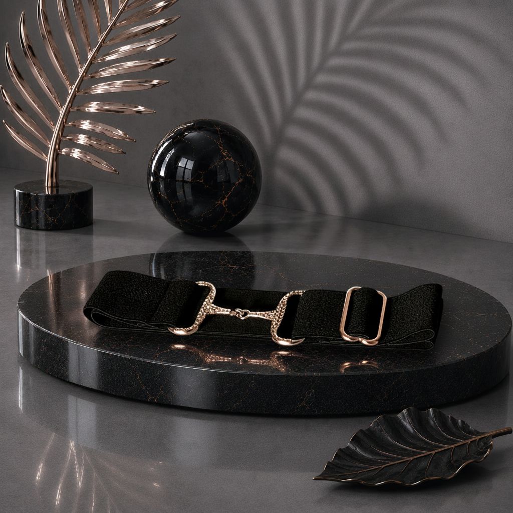 Denon Snaffle Belt Rose Gold