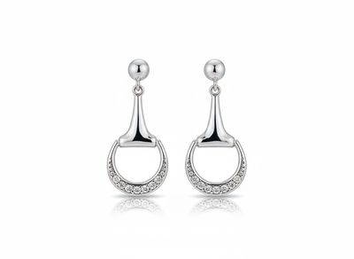 Regal Heritage Snaffle Sparkle Earrings Regal Heritage Snaffle Sparkle Earrings