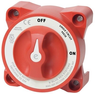 Battery Switch e-Series On/Off  Ignition protected (9003E)
