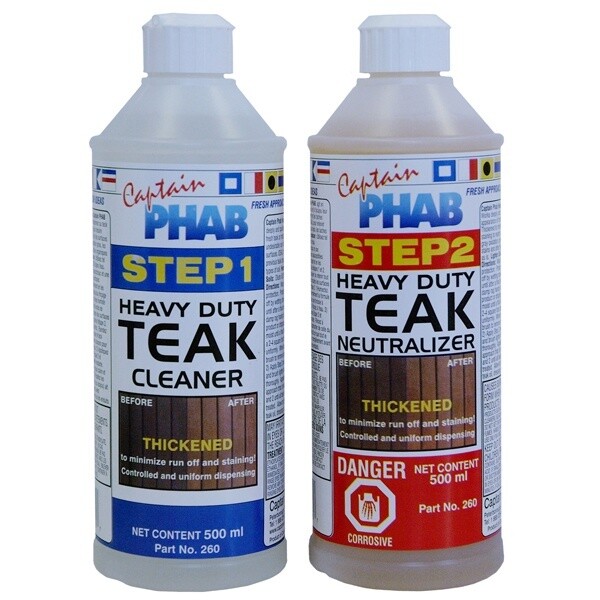 2-Part Teak cleaning kit