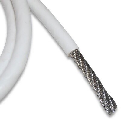 Stainless steel 316 cable with PVC coating 7X7 1/8&quot;-1/4&quot; /foot
