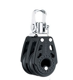 Block Double 29mm Carbo  With Swivel (342)