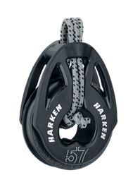 Block Single 57mm Soft Attach Carbo T2  (2152)