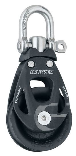 Block Single 45mm Element Aluminium With Swivel  (6230)