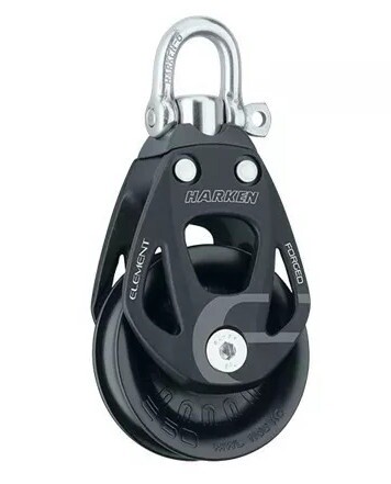 Block Single 60mm Aluminum Element With  Swivel  (6260)