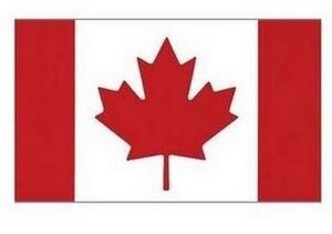 Canadian flag 24'' x 12"