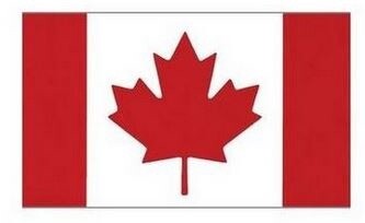 Canadian Flag 36" x 18''