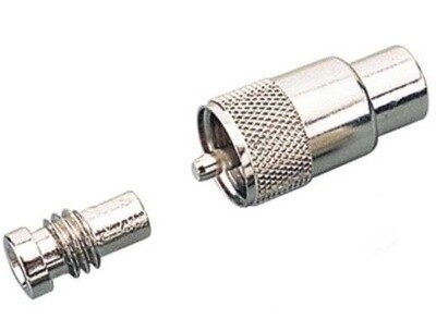 Male UHF Connector With Rdcr-UG175U for RG858/U Cable