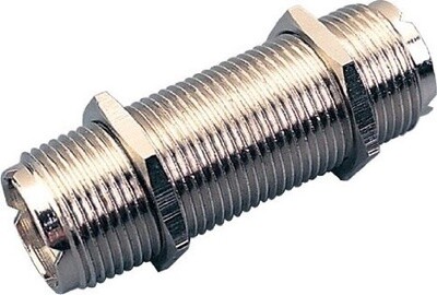 UHF Connector  Double Female For Bulkhead 1-13/16&quot;
