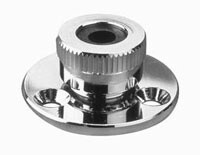 Chrome Pated Cable Outlet 1/4&quot;
