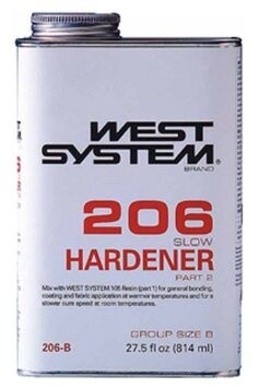 West System 206 Slow Hardener 814 ml