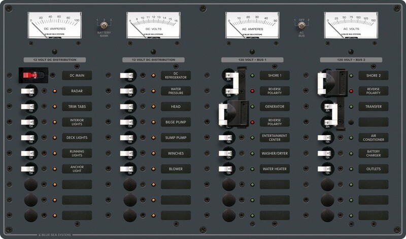 Power Distribution Panel 20-120 VAC (8086)