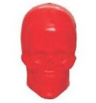 Skull Fender 13.4&quot; x 8.3&quot; Red