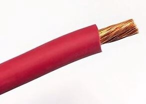 Battery Cable #8 Red  /foot