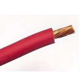 Battery Cable #4 Tinned Copper Red /foot