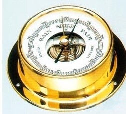 Barometer &#39;Regatta&#39; 4&quot; Brass