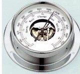 Barometer &#39;Regatta&#39; - Chrome 4&quot;