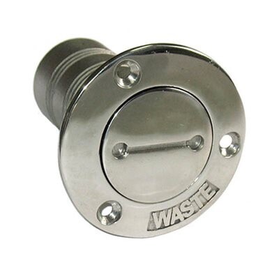 Deck fill &#39;WASTE&#39; 1-1/2&quot; Stainless