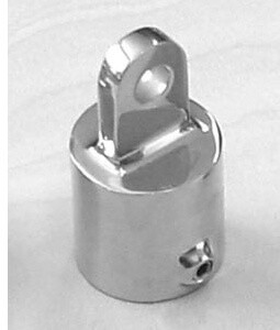 Rail Top Cap 1&quot; Extra Deep stainless