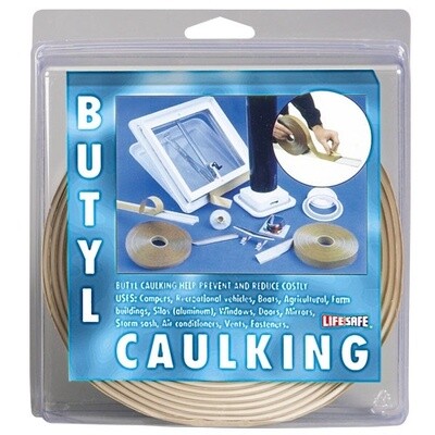 Butyl Caulking Tape 3/4&quot; x 20&#39; White