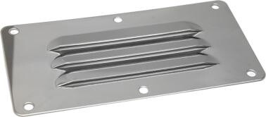 Vent  Louvered  5&quot; x 9&quot;  Stainless