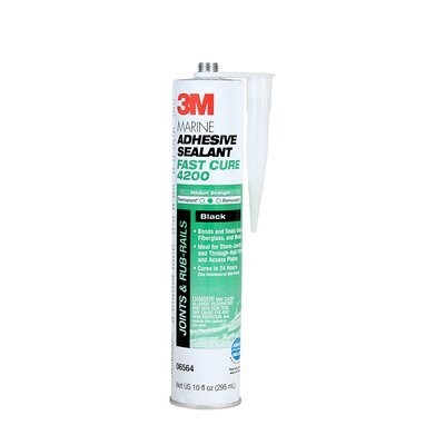 3m 4200 Adhesive /Sealant- Black 10 oz