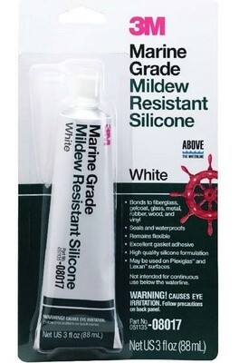 Silicone Marine Grade White 3 oz.