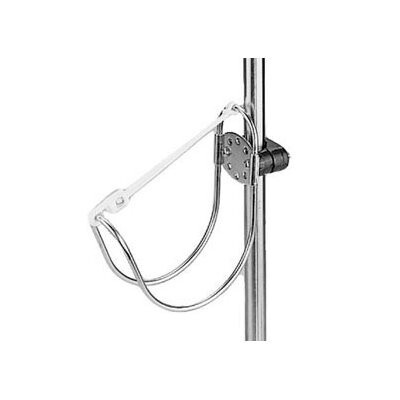 Life Ring Holder Clamp on With Bungy Stainless