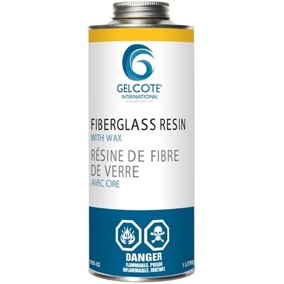 Polyester Liquid Resin With Hardener and Wax 1 L