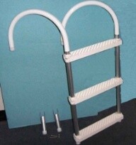 Ladder 3 Step Aluminium 33&quot;  x 14-1/2&quot;