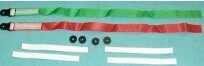 Shroud Tell Tails 1/8&quot;  Red/Green