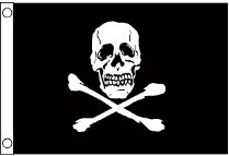 'Jolly Roger' Flag 12" x 18"