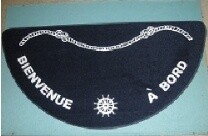 Carpet &#39;Bienvenue à Bord&#39; 18&quot; x 36&quot;