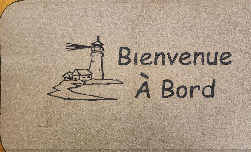 Mat &#39;Bienvenue&#39; 18&quot;x30&quot;
