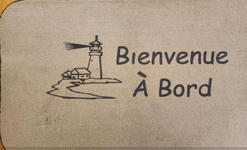 Mat &#39;Bienvenue&#39; 18&quot;x30&quot;