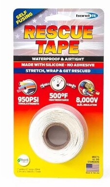 Rescue Tape 1&quot;x12&#39; White