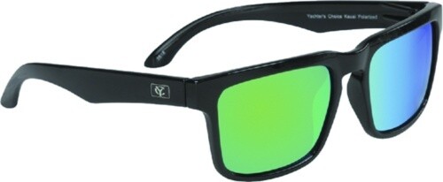 &#39;Kauai&#39; Sunglasses Green Mirror Over a Polarized Brown Base