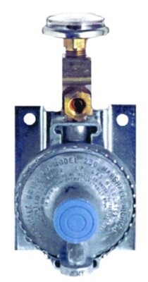 Marine LPG Wall Mount Single Stage Regulator with 20&quot; Pigtail Hose
