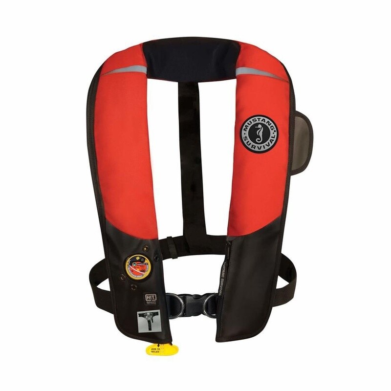 Hydrostatic V2 Hammar  Auto PFD With Harness - Red