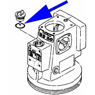 O-ring Dip Stick Cap SD20  SD30  SD31 (24341-000320)