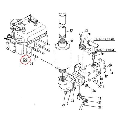 Gasket Exhaust 2QM  2QM15 2QM20 (124770-13131)