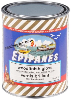 Epifanes Wood Finish Gloss- Vernis Brillant Pour Bois Tropicale - 1 Litre