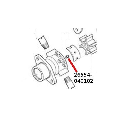 Screw For Water Pump Cam  M4 x 10