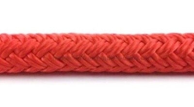 Double Braid Polyester 5/16" (7.9 mm) Red  /Foot