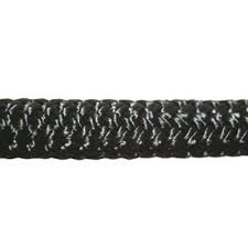 Double Braid Polyester 5/16&quot; (7.9 mm) Black /Foot