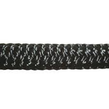 Double Braid Polyester 5/16&quot; (7.9 mm)  Black /Foot